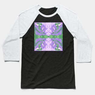 lilac abstract pattern Baseball T-Shirt